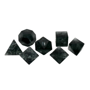 Frosted Shattered Zircon Smoke - Raised