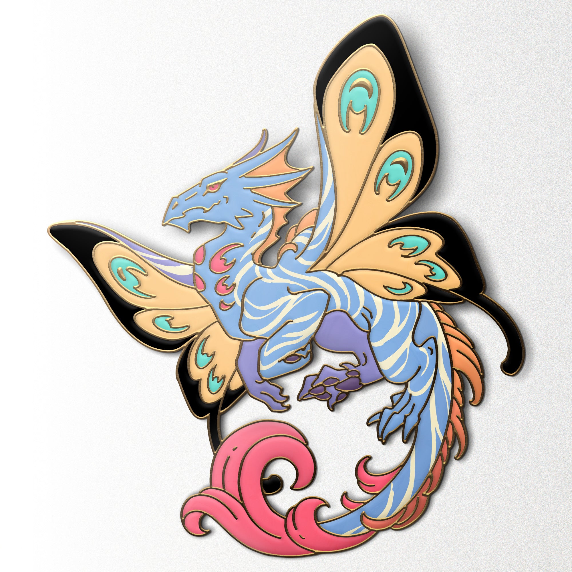 Fae Mystery Pin-Enamel Pin-Norse Foundry-dungeons and dragons-dnd-d&d pins-dungeons & dragons-Pins-Mystery-Mystery Pins