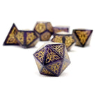 Feyweave - Amethyst-Gemstone Dice-Norse Foundry-Norse Foundry-dungeons & dragons-d&d dice set-rpg dice set-gemstone dice set-d&d-perfect for tabletop rpgs