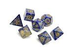 Feyweave - Lapis Lazuli-Gemstone Dice-Norse Foundry-Dungeons and Dragons-DND Dice-D20-Dice Set-DND-Perfect for Tabletop RPGs