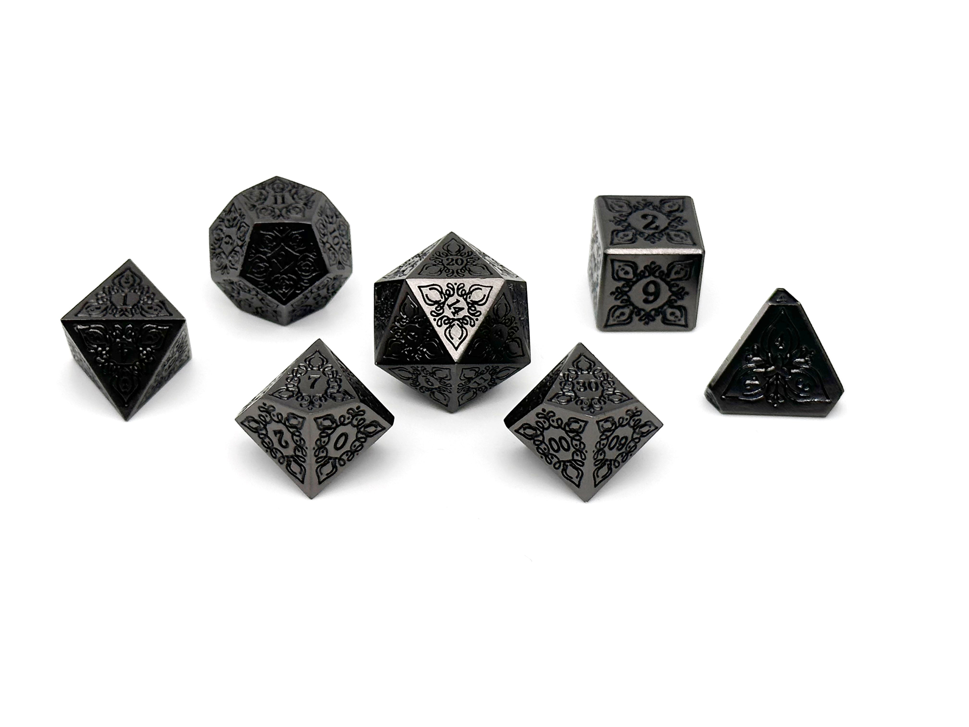 Feyweave - Shadowfell-Norse Foundry-Dungeons and Dragons-D&D Dice-D20-Dice Set-D&D-Perfect for Tabletop RPGs