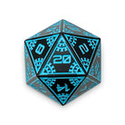 Force Field - Asteroid Boulder® 45MM Alloy Metal Dice-Metal - Zinc Alloy Dice-Norse Foundry-Dungeons and Dragons-D&D Dice-D20-Metal Dice Set-DnD-DnD Metal Dice Set-Perfect for Tabletop RPGs