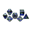 Freki - Norse Themed Metal Dice Set-Zinc Alloy Dice-Norse Foundry-Dungeons and Dragons-DND Dice-D20-Metal Dice Set-DND-D&D Metal Dice Set-Perfect for Tabletop RPGs