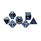 Freki - Norse Themed Metal Dice Set-Zinc Alloy Dice-Norse Foundry-Norse Foundry-dungeons & dragons-d&d dice set-rpg dice set-d20-metal dice set-d&d-perfect for tabletop rpgs