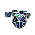 Freki - Norse Themed Metal Dice Set-Zinc Alloy Dice-Norse Foundry-Norse Foundry-dungeons & dragons-d&d dice set-rpg dice set-d20-metal dice set-d&d-perfect for tabletop rpgs