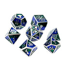 Freki - Norse Themed Metal Dice Set-Zinc Alloy Dice-Norse Foundry-Norse Foundry-dungeons & dragons-d&d dice set-rpg dice set-d20-metal dice set-d&d-perfect for tabletop rpgs