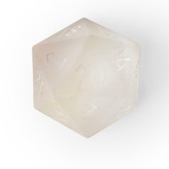 Frosted K9 Rainbow Glass - Raised Font Boulder® 30mm Glass Dice