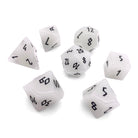 Glowstone Aqua - 7 Piece RPG Set Gemstone Dice-Gemstone Dice-Norse Foundry-Gemstone Dice-Dungeons and Dragons Dice-Gem Dice-D&D Dice-Gaming Dice-Perfect for Tabletop RPGs-Dice Set