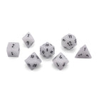 Glowstone Blue - 7 Piece RPG Set Gemstone Dice-Gemstone Dice-Norse Foundry-Gemstone Dice-Dungeons and Dragons Dice-Gem Dice-DND Dice-Gaming Dice-Perfect for Tabletop RPGs-Dice Set