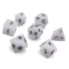 Glowstone Blue - 7 Piece RPG Set Gemstone Dice-Gemstone Dice-Norse Foundry-Gemstone Dice-Dungeons and Dragons Dice-Gem Dice-DND Dice-Gaming Dice-Perfect for Tabletop RPGs-Dice Set