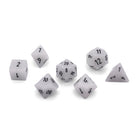 Glowstone Blue - 7 Piece RPG Set Gemstone Dice-Gemstone Dice-Norse Foundry-Gemstone Dice-Dungeons & Dragons Dice-Gem Dice-DnD Dice-Gaming Dice-Perfect for Tabletop RPGs-Dice Set