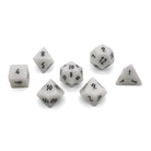Glowstone Green - 7 Piece RPG Set Gemstone Dice-Gemstone Dice-Norse Foundry-Gemstone Dice-Dungeons and Dragons Dice-Gem Dice-DND Dice-Gaming Dice-Perfect for Tabletop RPGs-Dice Set