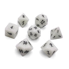 Glowstone Green - 7 Piece RPG Set Gemstone Dice-Gemstone Dice-Norse Foundry-Gemstone Dice-Dungeons and Dragons Dice-Gem Dice-DND Dice-Gaming Dice-Perfect for Tabletop RPGs-Dice Set