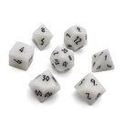 Glowstone Green - 7 Piece RPG Set Gemstone Dice-Gemstone Dice-Norse Foundry-Gemstone Dice-Dungeons & Dragons Dice-Gem Dice-DnD Dice-Gaming Dice-Perfect for Tabletop RPGs-Dice Set