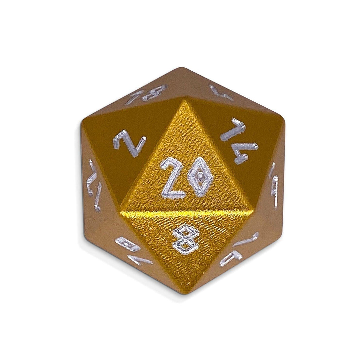 Gold Coin - D20 Single - Aluminum Dice – Norse Foundry