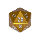 Gold Coin - D20 Single - Aluminum Dice-Norse Foundry-Norse Foundry-aluminum dice-dungeons & dragons-d&d-rpg dice-aluminum d&d-lightweight-perfect for tabletop rpgs