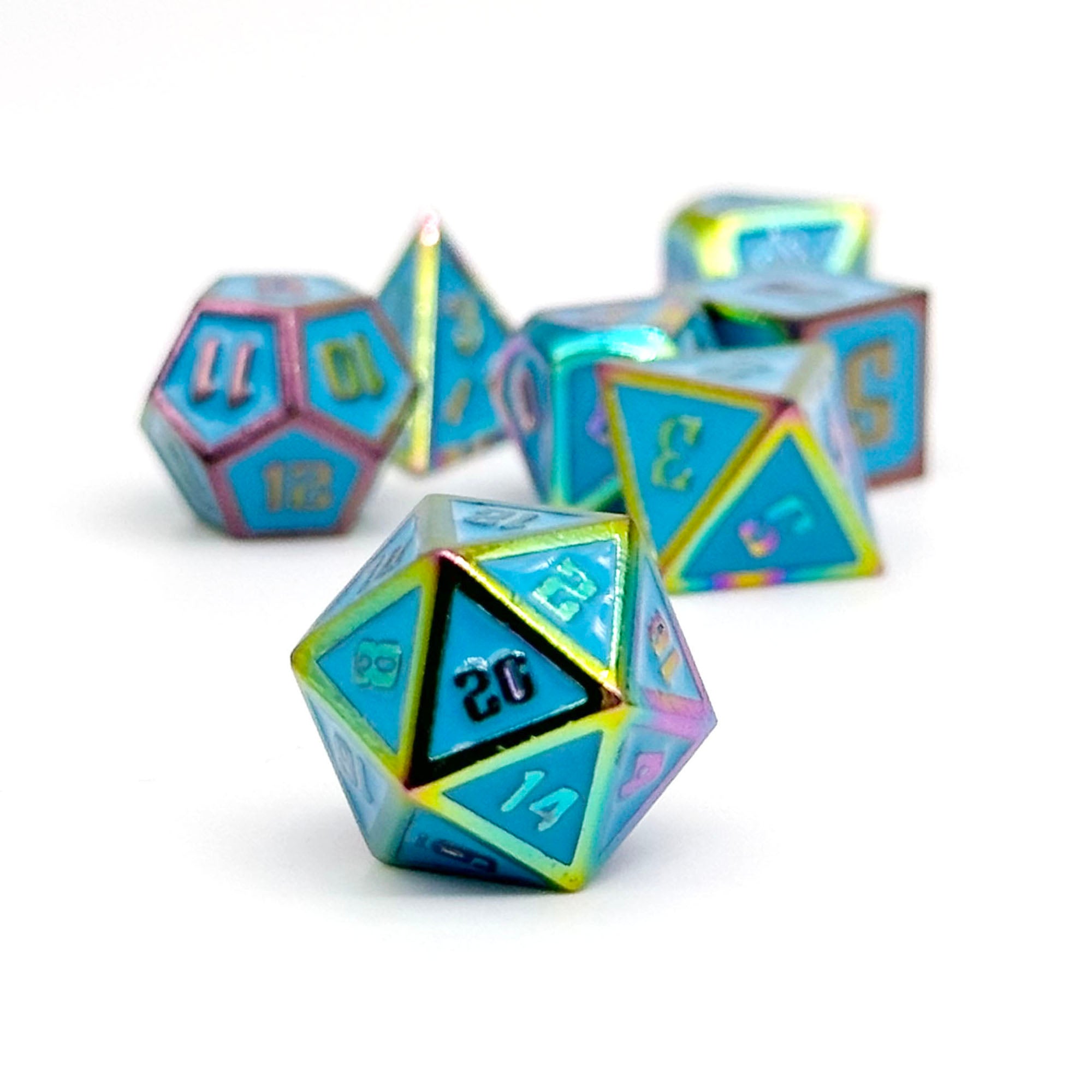 Gravestones - Voidwalker - Metal Dice Set-Metal - Zinc Alloy Dice-Norse Foundry-Norse Foundry-dungeons & dragons-d&d dice set-rpg dice set-d20-metal dice set-d&d-mini dice set-14mm-perfect for tabletop rpgs