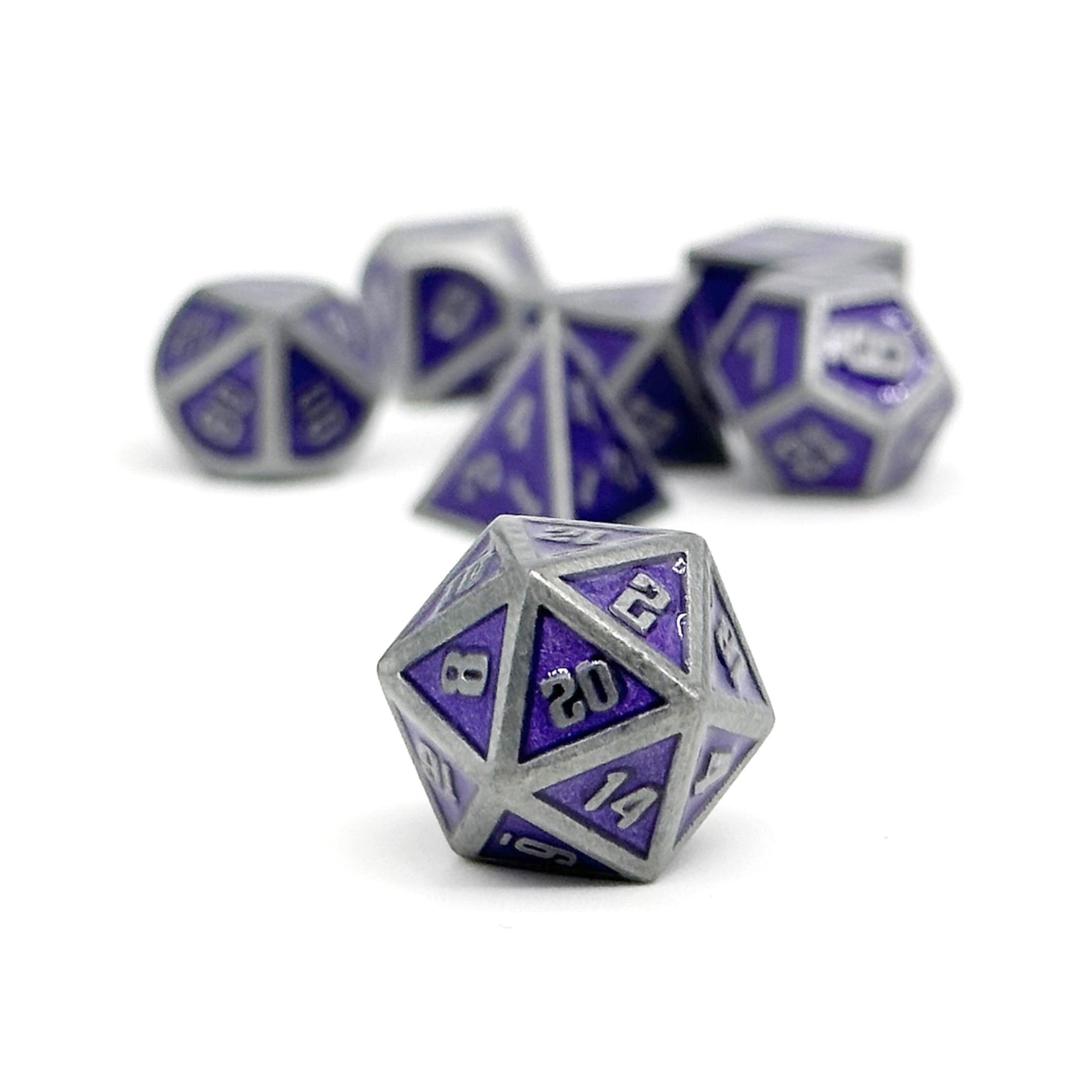 Gravestones - Voodoo - Metal Dice Set-Norse Foundry-Norse Foundry-dungeons & dragons-d&d dice set-rpg dice set-d20-metal dice set-d&d-mini dice set-14mm-perfect for tabletop rpgs