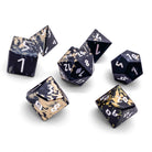 Great Void - 7 Piece RPG Set 6063 Aluminum Wondrous Dice-Wondrous Dice | Set of 7-Norse Foundry-Norse Foundry-aluminum dice-dungeons & dragons-d&d dice set-rpg dice set-aluminum d&d dice set-d&d-lightweight-perfect for tabletop rpgs