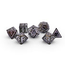 Great Void - Nimbus™ 7 Piece RPG Set 6063 Aluminum Wondrous Dice-Aluminum Dice-Norse Foundry-Norse Foundry-aluminum dice-dungeons & dragons-d&d dice set-rpg dice set-aluminum d&d dice set-d&d-lightweight-perfect for tabletop rpgs
