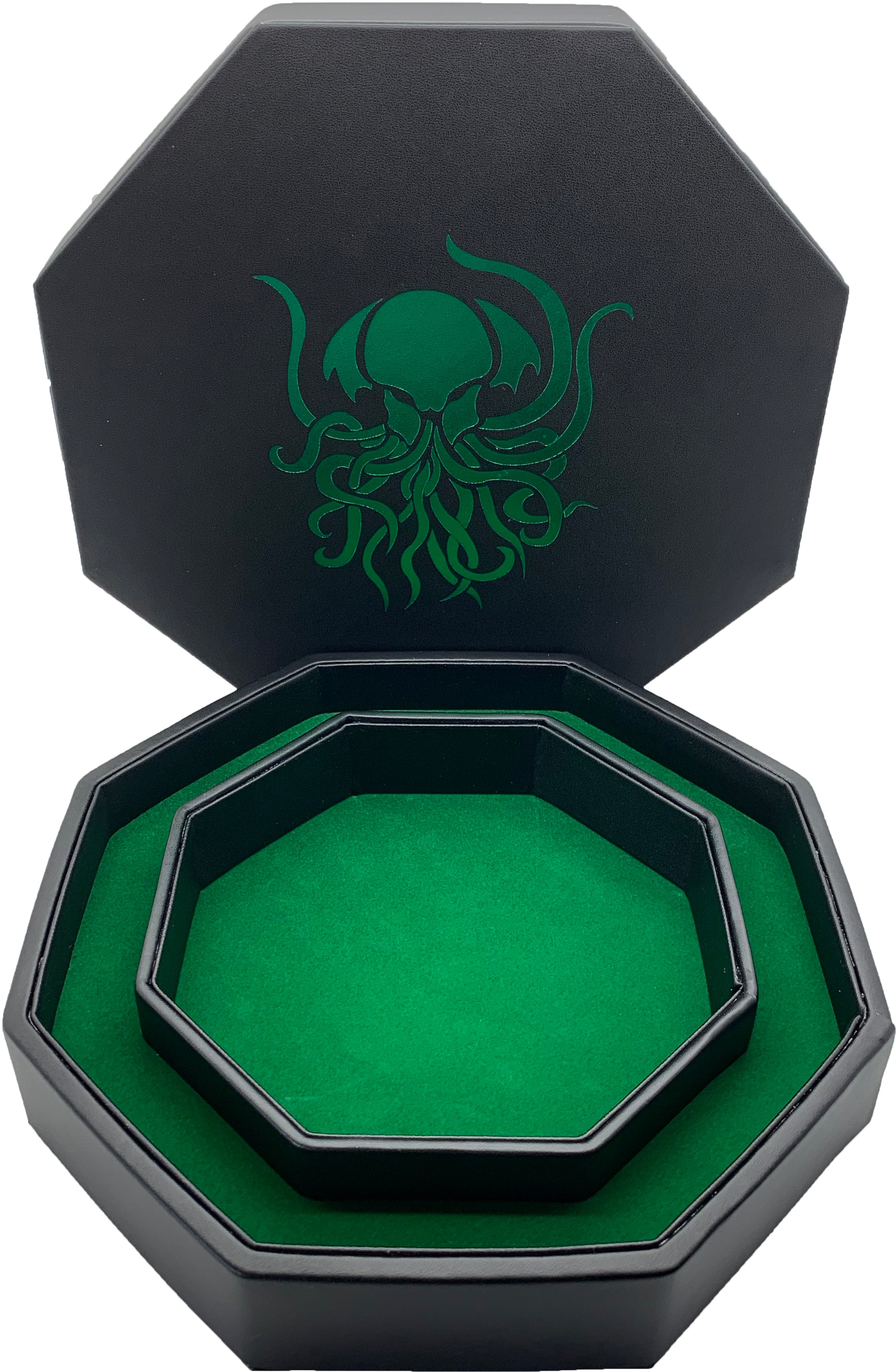 Green Cthulhu - Tray of Holding™ Dice Tray by Norse Foundry-Dice Tray-Norse Foundry-Dice Tray-D&D Dice Tray-D&D Dice Tray-D&D Accessories-D&D Dice Storage