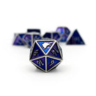 Hati - Norse Themed Metal Dice Set-Zinc Alloy Dice-Norse Foundry-Dungeons and Dragons-D&D Dice-D20-Metal Dice Set-DND-DND Metal Dice Set-Perfect for Tabletop RPGs