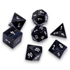 Hawk's Eye - 7 Piece RPG Set Gemstone Dice-Gemstone Dice-Norse Foundry-Gemstone Dice-Dungeons & Dragons Dice-Gem Dice-D&D Dice-Gaming Dice-Perfect for Tabletop RPGs-Dice Set