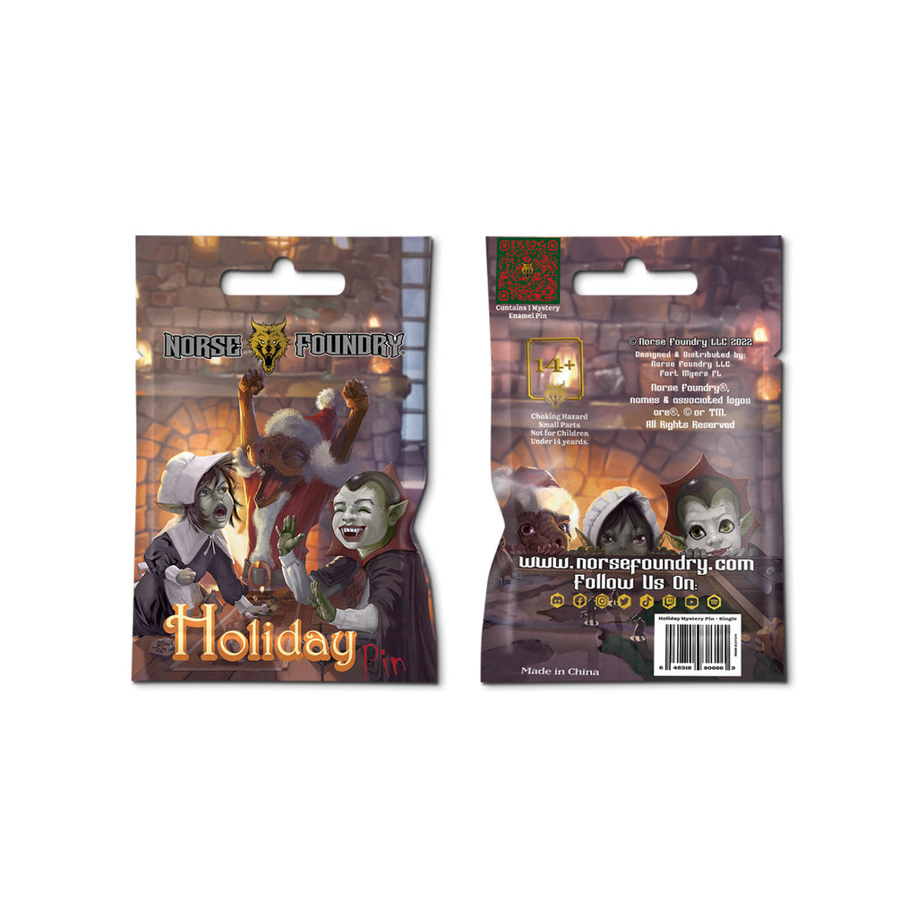 Holiday Mystery Pin-Norse Foundry-dungeons and dragons-dnd-d&d pins-dungeons & dragons-Pins-Mystery-Mystery Pins