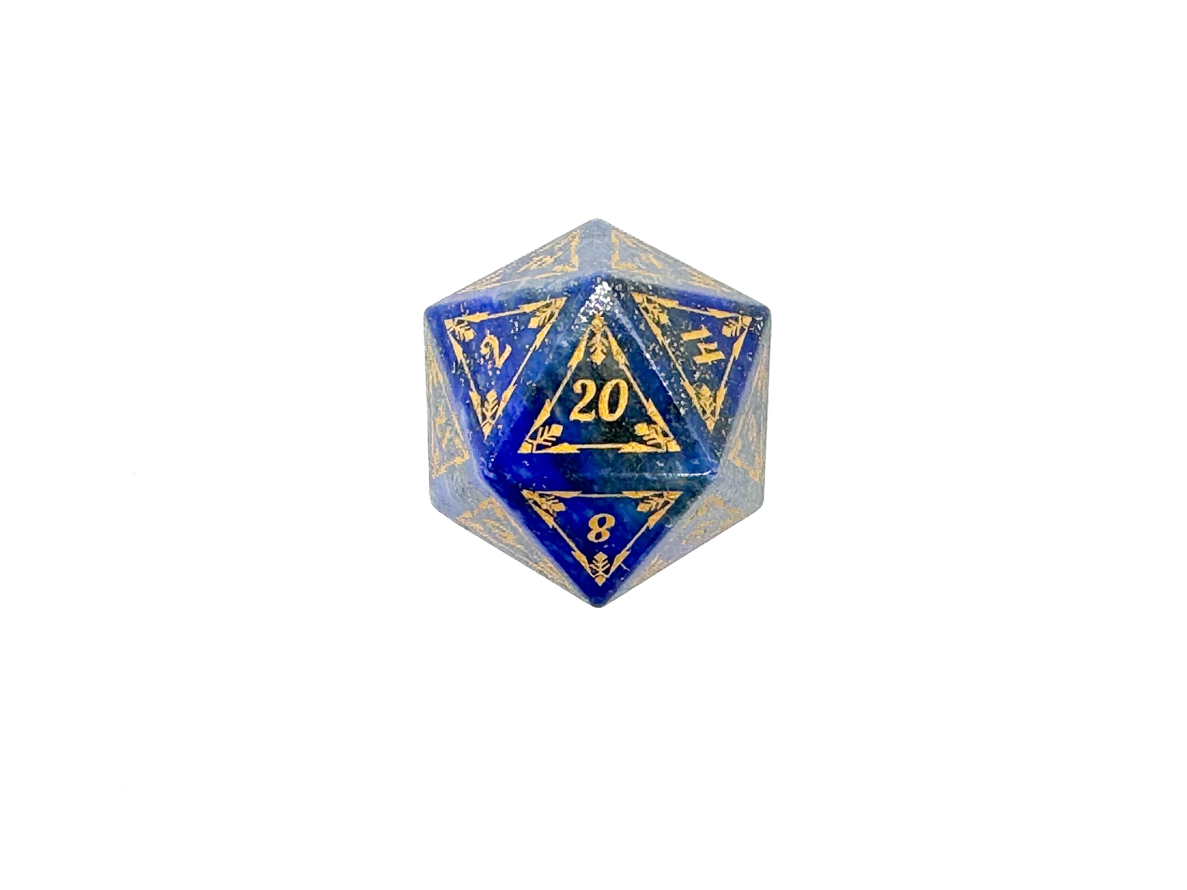 Holiday Wonderland Stone D20-Norse Foundry-d20-dice-dungeons and dragons-d&d-dnd d20-dungeons & dragons-mystery deal