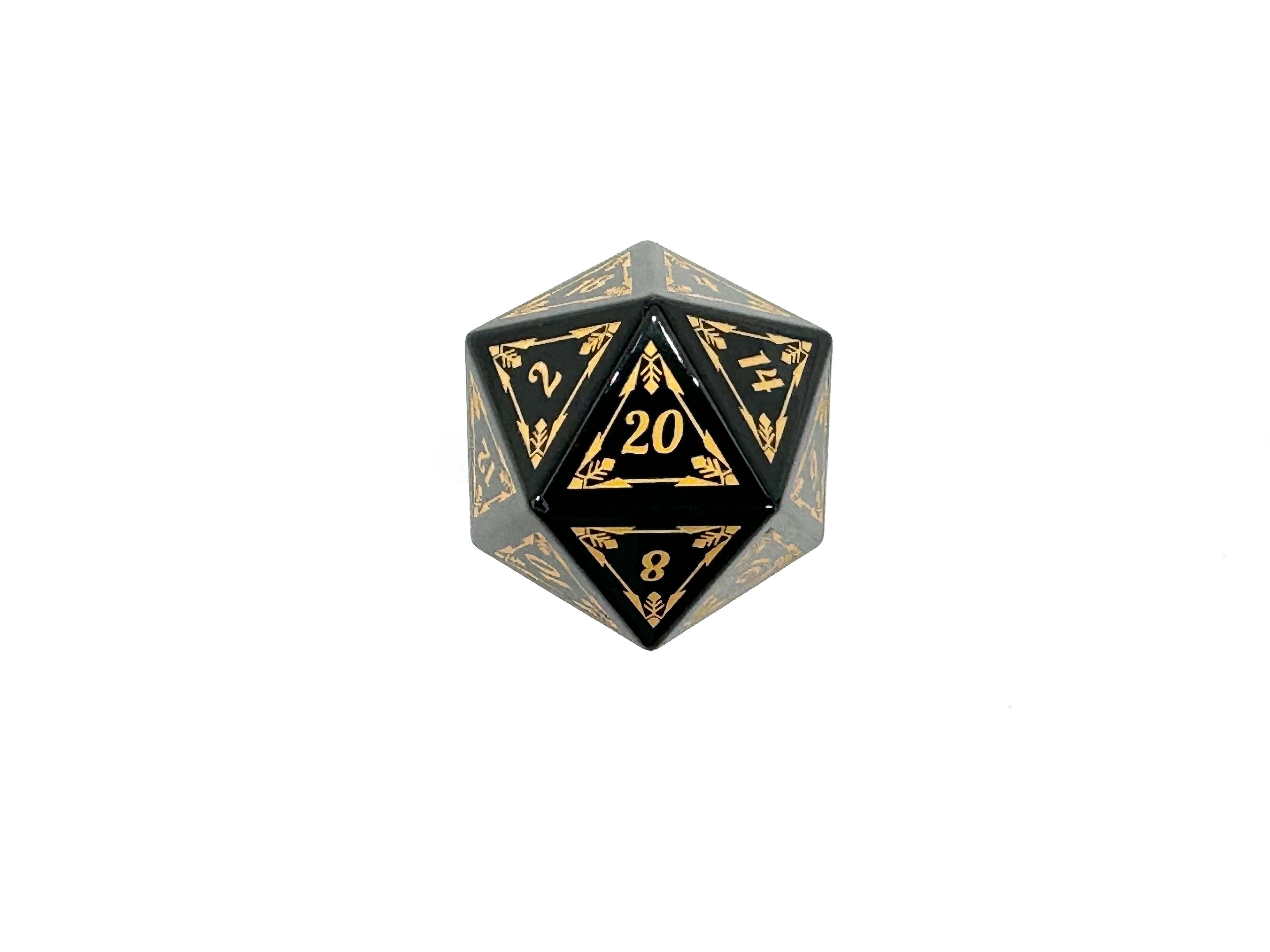 Holiday Wonderland Stone D20-Norse Foundry-d20-dice-dungeons and dragons-d&d-dnd d20-dungeons & dragons-mystery deal