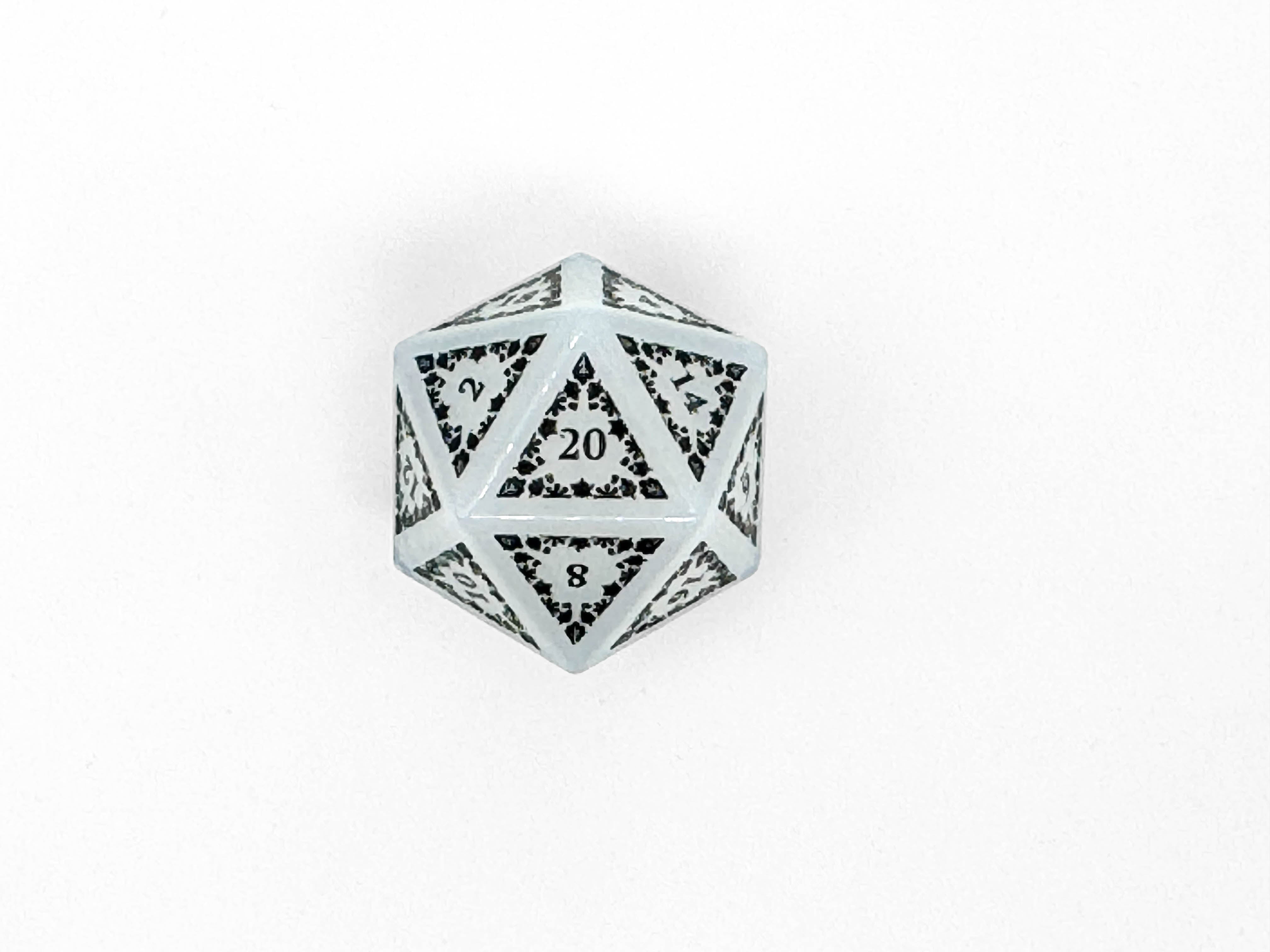 Holiday Wonderland Stone D20-Norse Foundry-d20-dice-dungeons and dragons-d&d-dnd d20-dungeons & dragons-mystery deal