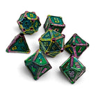 Hydrascale - Jade Serpent-Metal - Zinc Alloy Dice-Norse Foundry -Norse Foundry-dungeons & dragons-d&d dice set-rpg dice set-d20-metal dice set-d&d-egg storage-perfect for tabletop rpgs