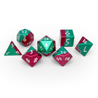 Mistletoe - 7 Piece RPG Set 6063 Aluminum Hybrid Dice - NOR 02372