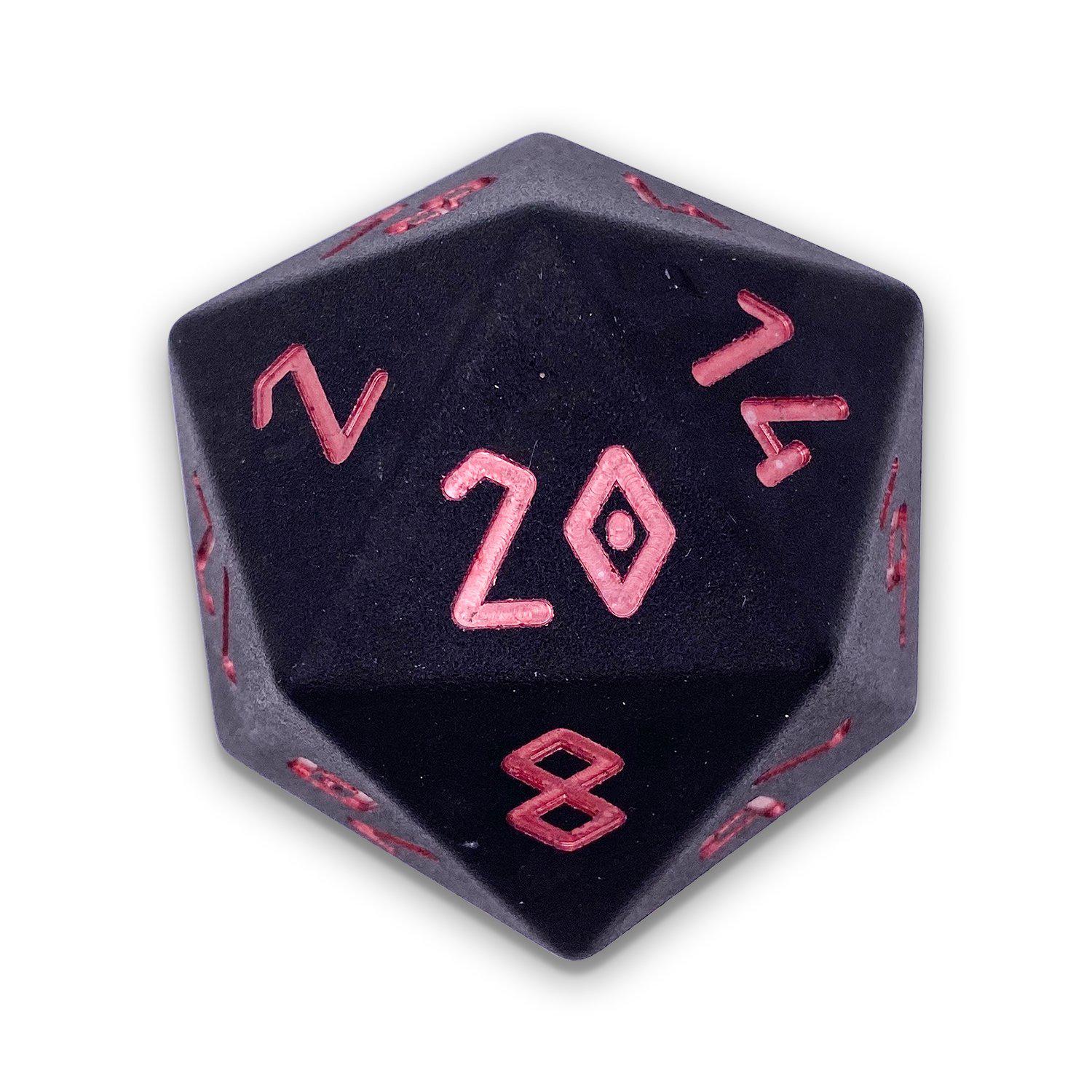 Orb of Fire - Boulder® 55mm 6063 Aluminum Orb Series™ Dice - NOR 02321