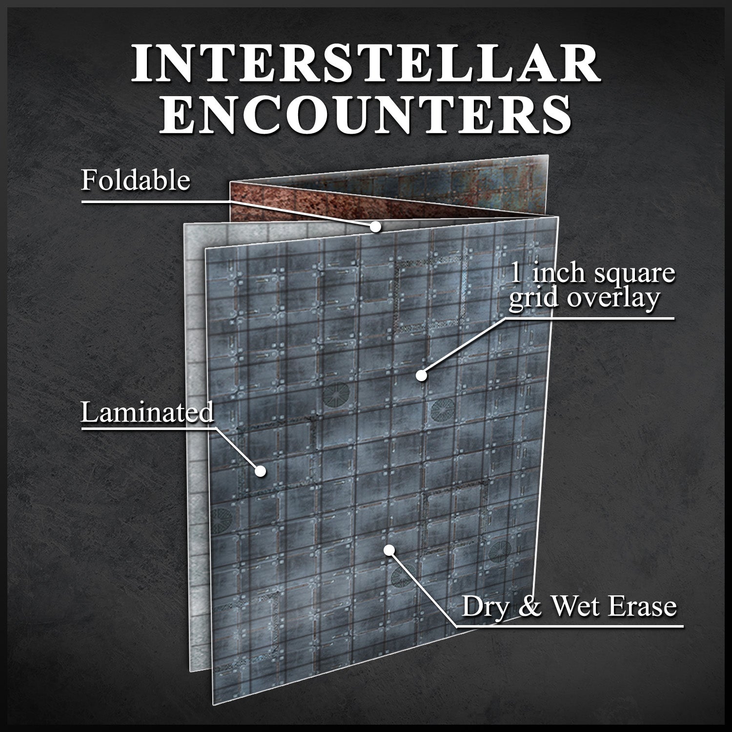 Interstellar Encounters - Map Pack by Adventurers & Adversaries (4 Maps per pack)