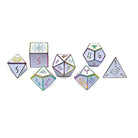 Ice Storm - Norse Themed Metal Dice Set-Zinc Alloy Dice-Norse Foundry-Dungeons and Dragons-DND Dice-D20-Metal Dice Set-DND-D&D Metal Dice Set-Perfect for Tabletop RPGs