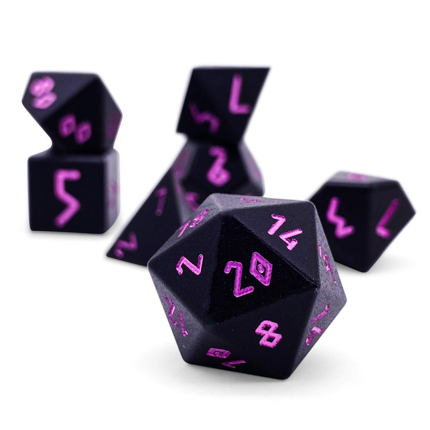 Orb of Desolation - 7 Piece RPG Set 6063 Aluminum Orb Series™ Dice - NOR 02249
