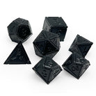 Ironworks - Animate Dead 7 Piece RPG set Alloy Metal Dice-Metal - Zinc Alloy Dice-Norse Foundry-Norse Foundry-dungeons & dragons-d&d dice set-rpg dice set-d20-metal dice set-d&d-perfect for tabletop rpgs