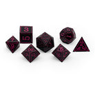 Ironworks - Arcane Eye 7 Piece RPG set Alloy Metal Dice-Metal - Zinc Alloy Dice-Norse Foundry-Norse Foundry-dungeons & dragons-d&d dice set-rpg dice set-d20-metal dice set-d&d-perfect for tabletop rpgs