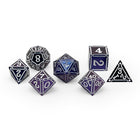 Ironworks - Chalice 7 Piece RPG set Alloy Metal Dice-Metal - Zinc Alloy Dice-Norse Foundry-Norse Foundry-dungeons & dragons-d&d dice set-rpg dice set-d20-metal dice set-d&d-perfect for tabletop rpgs