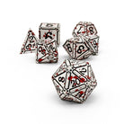 Ironworks - Dex 7 Piece RPG set Alloy Dice-Metal - Zinc Alloy Dice-Norse Foundry-Norse Foundry-dungeons & dragons-d&d dice set-rpg dice set-d20-metal dice set-d&d-perfect for tabletop rpgs