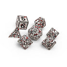 Ironworks - Dex 7 Piece RPG set Alloy Dice-Metal - Zinc Alloy Dice-Norse Foundry-Norse Foundry-dungeons & dragons-d&d dice set-rpg dice set-d20-metal dice set-d&d-perfect for tabletop rpgs