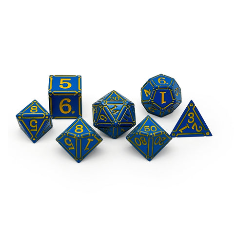Ironworks - Dweller 7 Piece RPG set Alloy Metal Dice