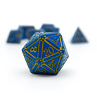 Ironworks - Dweller 7 Piece RPG set Alloy Metal Dice-Metal - Zinc Alloy Dice-Norse Foundry-Dungeons and Dragons-DND Dice-D20-Metal Dice Set-DND-DND Metal Dice Set-Perfect for Tabletop RPGs