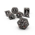 Ironworks - Hidden in the Shadows 7 Piece RPG set Alloy Dice-Metal - Zinc Alloy Dice-Norse Foundry-Norse Foundry-dungeons & dragons-d&d dice set-rpg dice set-d20-metal dice set-d&d-perfect for tabletop rpgs