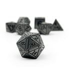 Ironworks - Holy Avenger 7 Piece RPG set Alloy Metal Dice-Metal - Zinc Alloy Dice-Norse Foundry-Dungeons and Dragons-DND Dice-D20-Metal Dice Set-DND-DND Metal Dice Set-Perfect for Tabletop RPGs