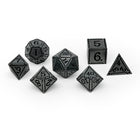 Ironworks - Holy Avenger 7 Piece RPG set Alloy Metal Dice-Metal - Zinc Alloy Dice-Norse Foundry-Norse Foundry-dungeons & dragons-d&d dice set-rpg dice set-d20-metal dice set-d&d-perfect for tabletop rpgs