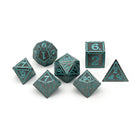 Ironworks - Ice Queen 7 Piece RPG set Alloy Metal Dice-Metal - Zinc Alloy Dice-Norse Foundry-Norse Foundry-dungeons & dragons-d&d dice set-rpg dice set-d20-metal dice set-d&d-perfect for tabletop rpgs
