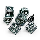 Ironworks - Necromancer Spellbook 7 Piece RPG set Alloy Metal Dice-Metal - Zinc Alloy Dice-Norse Foundry-Dungeons and Dragons-D&D Dice-D20-Metal Dice Set-DnD-D&D Metal Dice Set-Perfect for Tabletop RPGs