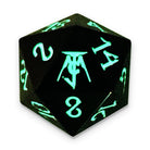 Jason Charles Miller Exclusive D20 Boulder- 45MM Alloy Metal Boulder-Metal - Zinc Alloy Dice-Norse Foundry-Norse Foundry-dungeons & dragons-d&d dice-rpg dice-d20-metal dice-d&d-45mm-oversize-boulder-perfect for tabletop rpgs